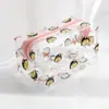 Bolsa de Cosméticos Transparente Impermeable Estilo Coreano Ins Hyuna con Flores para Mujer Portátil de Gran Capacidad para Niña Almacenamiento de Viaje Neceser