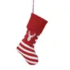 Amazon popular Natal malha meias Natal gato cão floco de neve meias saco de presente de Natal decorações de Natal