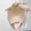 Nuevo Estilo Top de Punto sin Mangas para Mujer, Estilo Delgado de Verano con un Toque de Lujo, Cuello Elegante, Top Casual para Vacaciones, Suministro Directo Transfronterizo