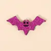 Pegatinas de Halloween No Tejidas Transfronterizas Exportación Fantasma Calabaza Disfraz DIY Accesorios para el Cabello Calavera Divertida Accesorios de Halloween