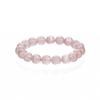 Pulseira de Contas com Cristais Brancos, Ágata Vermelha, Ametista, Cristal Rosa, Olho de Tigre, Água-marinha - Círculo Único 8mm 10mm