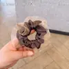 Novedad Primavera 2026 Scrunchie de Malla con Encaje de Color Sólido Elegante y con Estilo para Cola de Caballo Accesorio Versátil para el Cabello para Viajar