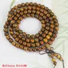 Sândalo Verde Natural 108 Contas Sândalo Multi-Voltas Pulseiras Masculinas e Femininas Pulseiras de Brinquedo de Madeira e Contas de Rosário