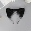 Procesamiento de simulación personalizada oreja de bestia hecha a mano oreja de gato de peluche diadema oreja de zorro Lolita linda accesorios para el cabello