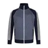 Chaqueta de Estilo Callejero Americano con Lunares y Cuello Alto para Hombres y Mujeres Otoño 2026 Nueva Ropa Exterior Deportiva Holgada Casual Corta con Mangas Raglán