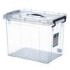 Caixa de Armazenamento Congelado Refrigerado Portátil de Alta Capacidade, Espessa e Alta Transparência, Grau Alimentício, Caixa Plástica para Legumes