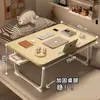 Mesa de cama pequeña, escritorio para estudiantes, mesa de estudio, mesa plegable, mesa Kang, mesa para computadora portátil, mesa para dormitorio, ventana salediza