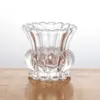 Suporte de Velas de Vidro com Renda Copo para Vela Lanterna Doméstica Suporte para Lâmpada Lâmpada a Óleo de Buda Copo para Velas de Aromaterapia Acessórios de Iluminação de Vidro