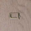 Ranura pequeña para tarjetas marco para tarjetas de presentación asa marco para etiquetas marco cuadrado hierro antiguo clip para tarjeta de cajón marco para marcapáginas 39*18mm
