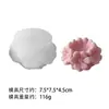 Vela Perfumada Hecha a Mano con Forma de Flor de Cerezo Cilíndrica Transfronteriza Difusor de Piedra de Yeso Adorno Pequeño Decorativo Molde de Silicona