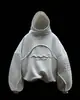 Moletom com capuz Amazon AliExpress transfronteiriço estilo americano moderno casual streetwear bloco de cores estampa de letras em espuma