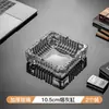 Elegante y lujoso, este cenicero de cristal engrosado es un complemento elegante y de alta gama para tu hogar u oficina.. Su creativo diseño de cristal evita que las cenizas se dispersen, lo que lo hace perfecto para usar en salas de estar y oficinas.