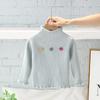 [En Stock Ropa de Punto para Niña Camiseta Interior Otoño e Invierno 2025 Nuevo Estilo Moda para Bebé Niña Tejido de Punto Lindo con Flores Cálido
