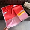 Bufanda de Seda de Moda Estilo Coreano con Estampado Ins, Chal de Alta Gama, Bufanda para el Cuello con Protección Solar, Pañuelo Cuadrado Pequeño, Pañuelo para la Cabeza, Bufanda para Mujer