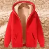 Nuevo cárdigan con capucha cálido de borrego para hombre para otoño e invierno con cremallera, chaqueta gruesa versátil casual con forro polar