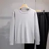 Suéter Pulóver de Pico para Hombre Otoño/Invierno 2023 Suéter de Pico para Hombre talla extra Manga Larga Camisa Base Básica de Punto