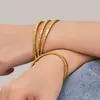 Pulseras Apilables Cuadradas Pequeñas de Circonita de Moda Europea y Americana Misteriosa para Mujer, Pulseras Sencillas y Únicas de Acero Inoxidable en Stock