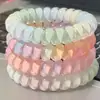 Gomas para el cabello de dopamina para niños, bandas de goma de alta elasticidad para que las niñas se aten coletas altas y moños, cuerdas para el cabello que no dañan el cabello, accesorios para el cabello