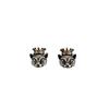 Aretes Personalizados Retro Gato Cruz Calavera Diseño Nicho Aretes para Niñas Aretes Ins Accesorios Estilo Frío