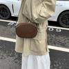 Bolsa Pequena Transversal Super Popular para Mulheres 2025 Nova Tendência Exquisite de Alta Qualidade Retro Bolsa de Ombro Suede Pequena Quadrada