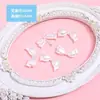 Ins Lindo Color Perla Transparente Lazo Con Cuentas DIY Joyería Hecha a Mano Pendientes Pulsera Collar Accesorios Material