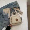 Verano 2025 Bolso de Mano Pequeño Bolso de Hombro Cruzado Bolso de Mujer Bolso de Tela de Moda Bolso de Mano Casual Bolso Cuadrado Pequeño