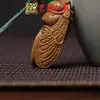 Pingente de Corrente para Celular Sapo de Madeira Arco-Íris Yiming Xianyuan Sandália Criativa de Sândalo Animal Desenho Animado Sapo Ornamento