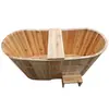 Tina de remojo de madera maciza, bañera para adultos de salón de belleza, bañera de madera, bañera medicinal para adultos, bañera de cuerpo entero, tina de madera