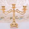 Luxuosa Mesa de Jantar Europeia Modelo Quarto Ornamentos Decoração Suave Adereços Jantar à Luz de Velas Europeu Castiçal de Metal para Casamento