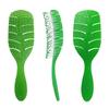 Peine para el cabello de paja de trigo hueco protección ambiental peine para el cabello forma de hoja peine para masaje del cabello