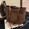 Bolsa Retro Translúcida para Mujer, Gran Capacidad, Nueva Versátil Bolso de Hombro Otoño e Invierno 2026, Bolso Tote Casual con Clase para el Viaje al Trabajo