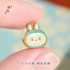 Pu Zuojiu no se desvanece oro accesorios diy labubu pull cuentas de transferencia collar pulsera caricatura tendencia lindo