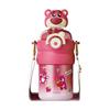 Copo Térmico Infantil Sanrio Menina Princesa Cabeça que Mexe Copo de Água com Canudo Aluno do Ensino Fundamental Transversal Portátil Copo de Grande Capacidade