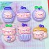 Pastel de Cerdo de Arándanos Morados Accesorios de Resina Accesorios DIY Carcasa para Teléfono Móvil Horquilla Taza de Agua Zapatos Material para Accesorios