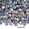 Não. 30 fundo plano diamante de vidro strass diy jóias de unhas redondas de cristal pedra caso do telefone móvel boneca vara broca cerca de 6,5 milímetros