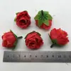 Flor de Rosa Artificial Cabeza de Flor de Seda Brote Pequeño de Rosa Flor de Té Pequeña Brote de Flor de Té Cabeza de Flor Accesorios para Manualidades DIY