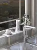 Prateleira de Janela de Cozinha Placa de Extensão Alargadora Fenda Estreita da Pia Expansão da Bancada Rack de Armazenamento Extensão de Mesa Rack de Armazenamento de Pratos