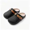 Pantuflas de Algodón para Mujer 2026 Nuevo Estilo Invierno Hogar Suela Gruesa Antideslizantes Impermeables Cálidas Felpa Mary Jane Exteriores Pantuflas de Algodón