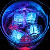 Bar Ktv Cubo de Hielo Luminoso Juguete Luminoso Que se Enciende al Entrar en Contacto con el Agua Cubo de Hielo Colorido LED Sensor Cubo de Hielo Flash Luz de Cubo de Hielo Fabricante