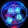 Bar Ktv Cubitos de Hielo Luminosos Juguetes Luminosos Se Iluminan al Exponerse al Agua Cubitos de Hielo LED Coloridos Lámpara Cubito de Hielo con Sensor Flash Fabricante