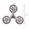 Venta al por mayor de fábrica accesorios para carrito de compras de supermercado rueda acero inoxidable rodamiento PU rueda de cristal rueda triangular rueda para subir escaleras
