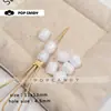 Contas de Resina com Furo Grande Tipo Barril Acessórios para Joias DIY Contas Soltas Contas Redondas Versáteis Pingentes para Sapatos Corrente de Celular Feita à Mão