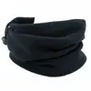 Bufanda de Cuello de Forro Polar para Deportes al Aire Libre de Invierno para Hombres y Mujeres, Mascarilla de Ciclismo, Capucha de Cuello de Forro Polar Multifuncional con Cordón