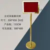Suporte de Chão Dupla Face em Aço Inoxidável Placa de Água Placa Externa Placa de Exibição A4 Quadro de Avisos A3 Placa de Boas-Vindas Concierge