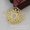 Accesorios de Joyería de Cobre que Conservan el Color Hechos a Mano DIY Colgante Colgante Chapado 19*25*6mm Horquilla Corona para el Cabello Estilo Antiguo B2871