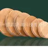 Botellas Redondas de Vidrio con Tapa de Bambú, Tapas de Frasco Selladas, Recipientes para Té con Tapa de Bambú, Anillos de Silicona, Tapas de Madera para Empaque - Disponibles en Mayoreo