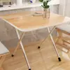 Mesa Plegable, Mesa Cuadrada, Simple y Portátil, Mesa para Puesto Exterior, Mesa de Comedor, Mesa de Comedor Simple, Mesa de Comedor Rectangular para el Hogar, Tamaño Pequeño