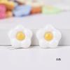 Accesorios de resina, dibujos animados, frangipani brillante de doble color, pegamento en crema para manualidades, parche para funda de teléfono móvil, accesorios para el cabello, material para zapatos con agujeros