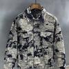 LAZADA Amazon AliExpress fornecimento comércio exterior textura camuflagem retrô jaqueta solta manga longa tendência moda bordado