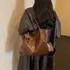 2026 Bolso Tote Casual Simple de Estilo Coreano de Moda, Gran Capacidad, Moderno y Versátil, Bolso de Hombro Cruzado de Nicho